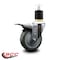 Service Caster 4'' Gray Poly Swivel 1-7/8'' Expanding Stem Caster Total Lock Brake SCC-EXTTL20S414-PPUB-178 - alternate 3